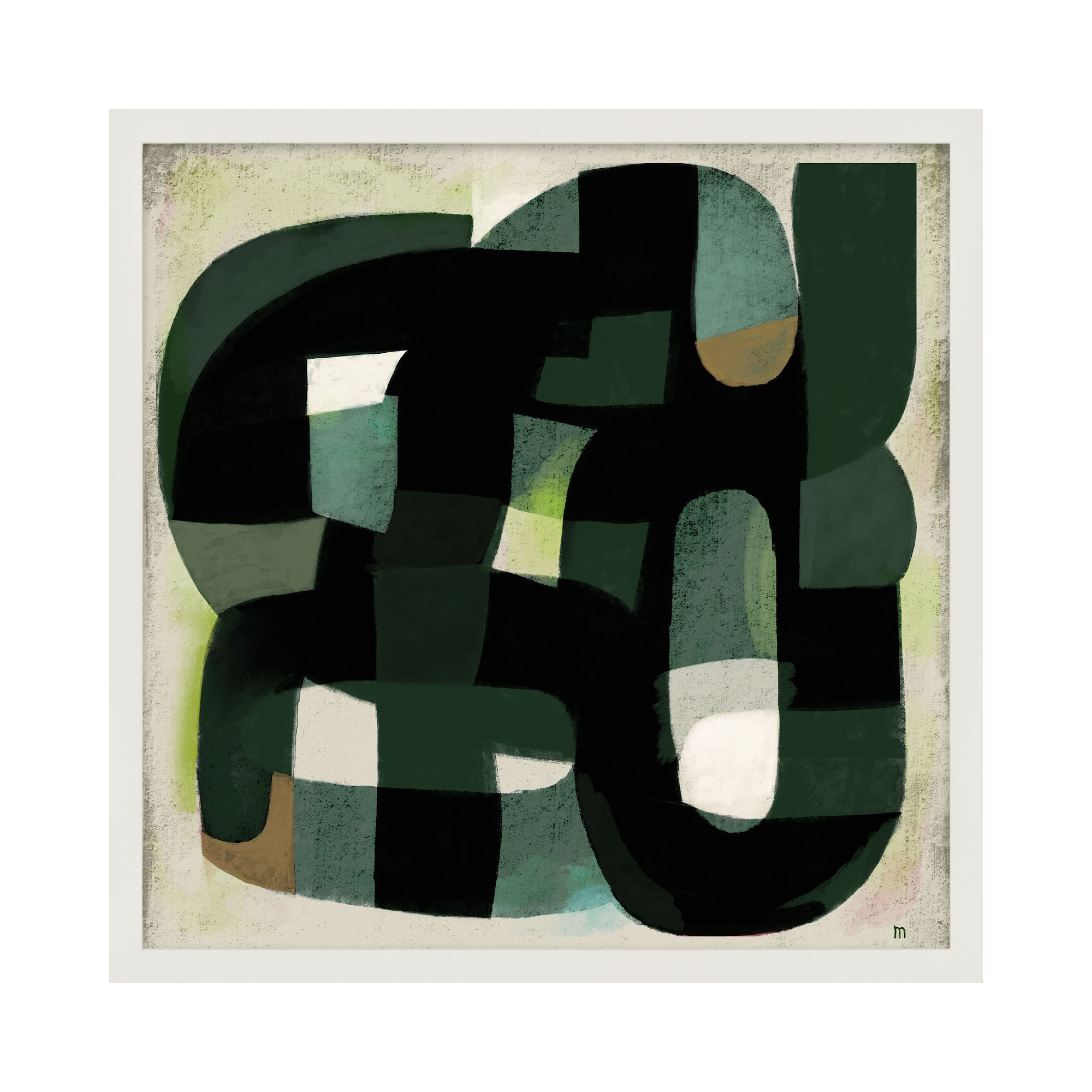 Into The Wild by StudioM, 16" H x 16" W x 1.25" D, White