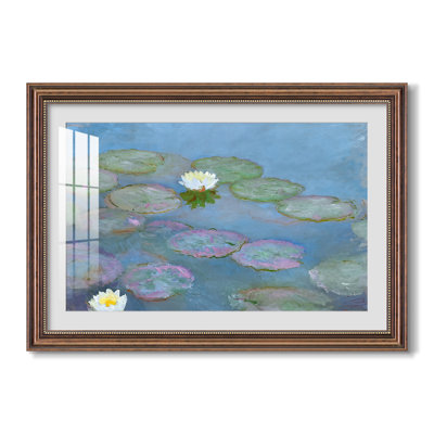 Water Lilies (Nymphéas), 1897-1899-Claude Monet-Custom Framed Canvas