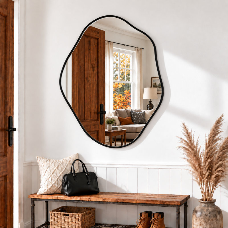 Miroir mural Asymmetric, 21 po x 28 po