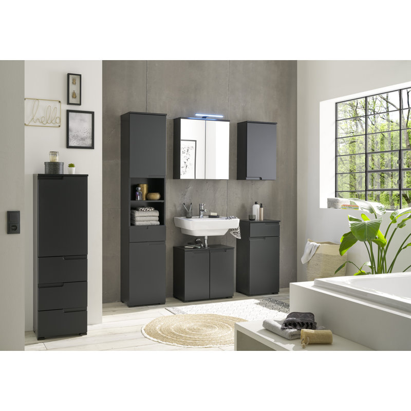 Naoh Freestanding Linen Cabinet