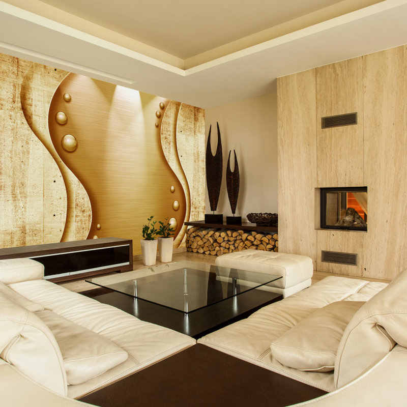 Earie Textured Matte Peel & Stick Mural, 245cm W x 343cm L