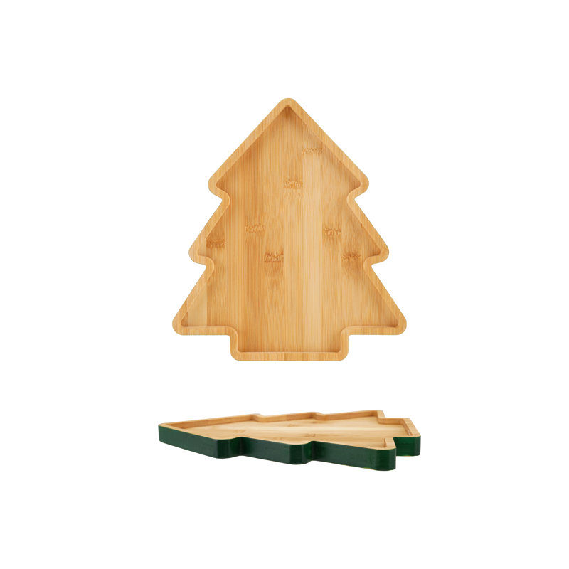Bamboo Tree-Shaped Cheese Board