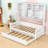 Daybed with Trundle, Shelves and All-in-One Cabinet-991198442-991198443