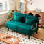 Lit en velours antique à structure métallique pour chaise durable-113463123-113463149