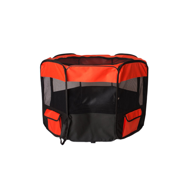 Enclos portatif pour animaux, Rouge, H 24 po x l 36 po x P 36 po