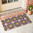 Coir Doormat with Geometric Print