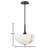 Three-Light Pendant w/ Cloudstone Bowl Shade-84742511