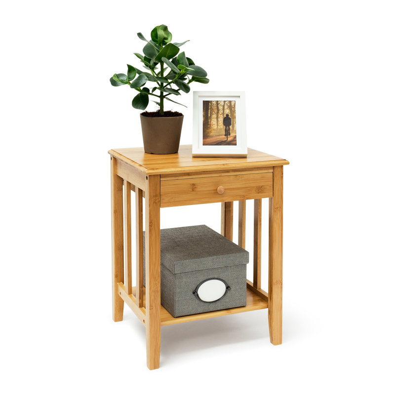 Dissay 40.5 cm W Bedside Table