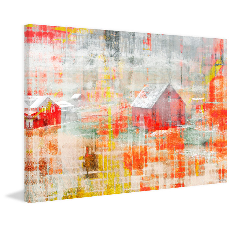 Gattaca «Barn», reproduction d'art sur toile tendue, 16 po x 24 po