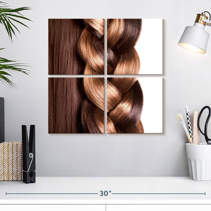 Tresse de cheveux Shuttleworth, H 18 po x l 18 po