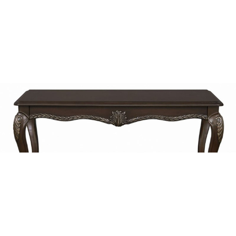 Table basse à finition cerisier
