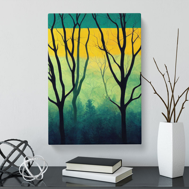 Forest Marbling Vol.2 - Wrapped Canvas, 60cm H x 40cm W x 3cm D