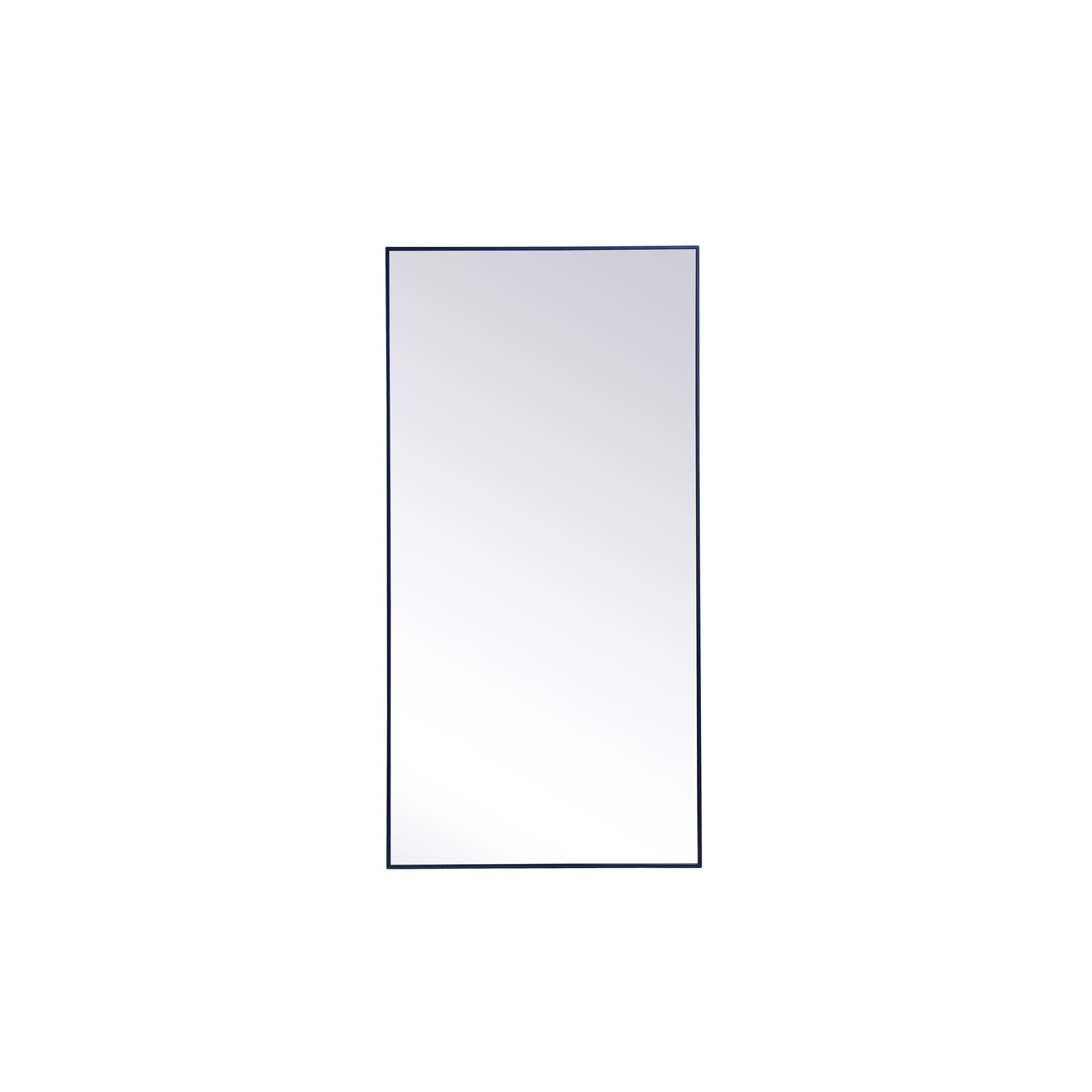 Sabine Metal Rectangle Wall Mirror, 72" x 36", Blue