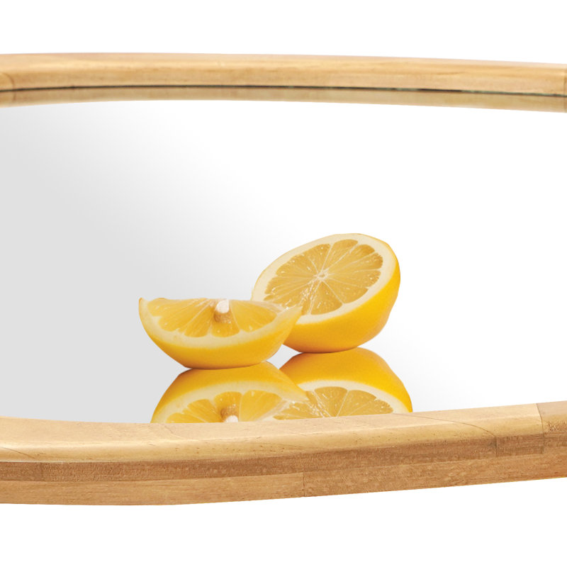 Miroir d'appoint Cotesfield, 23 po x 19 po, Noyer
