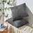 Corduroy Throw Pillow Covers,Soft Corduroy Couch Decorative Pillow Covers Windmill Textured Striped Cushion Cover,Set of 2-112511057-112511062
