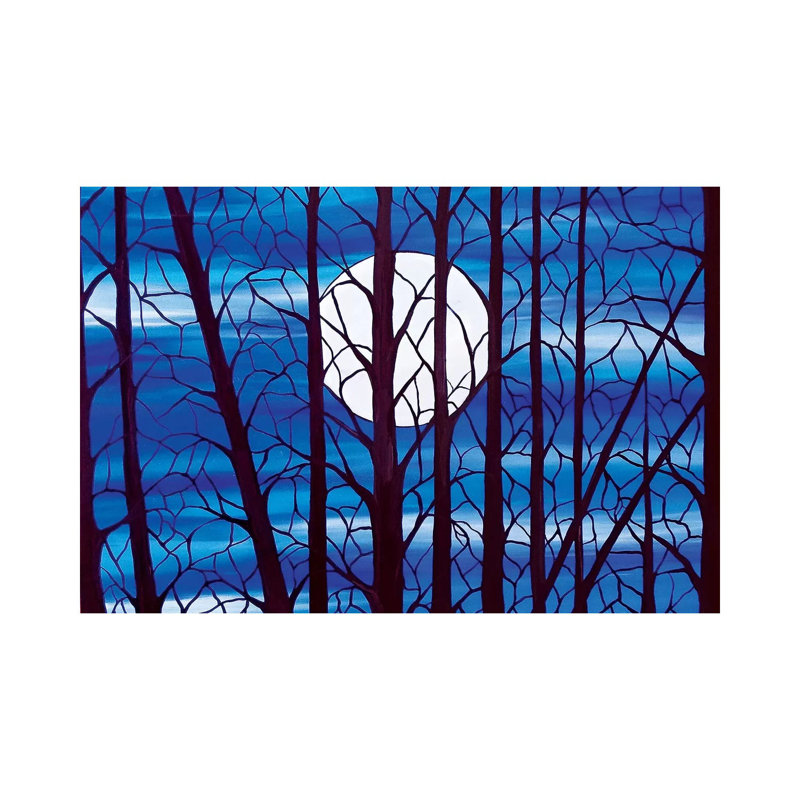Moonlight by Rachel Olynuk - Painting on Canvas, Wrapped Canvas, 45.72cm H x 66.04cm W x 1.91cm D