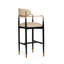 Tabouret de comptoir rembourré Cidra-109438544-109438545