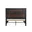 Kontos Black 2-Drawer Platform Bed-89128336