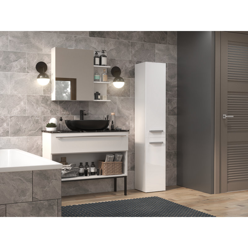 Galyean 1 - Door Accent Cabinet, Gloss White