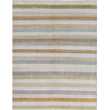Hand-Knotted High-Quality Brown and Green Area Rug