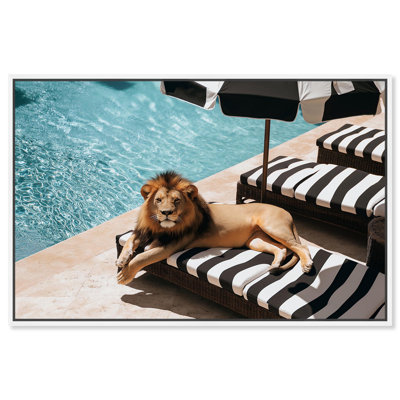 Art rétro, toile de photographie rétro, King of Comfort