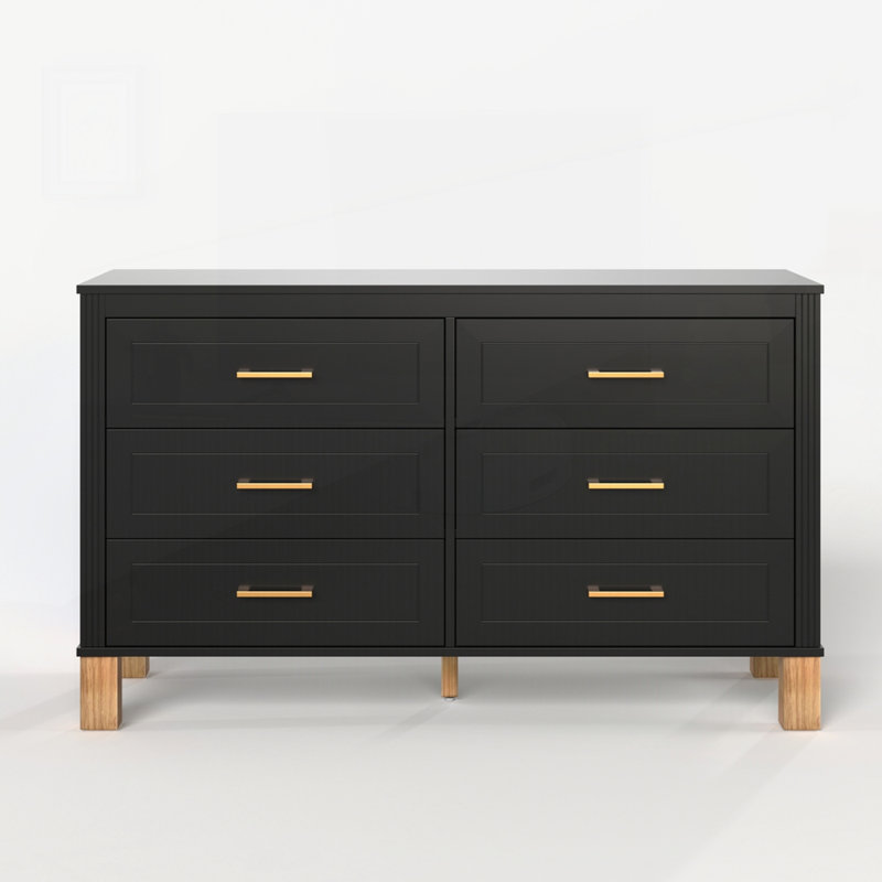 Wooden Entryway Table with Pre-Installed, Black