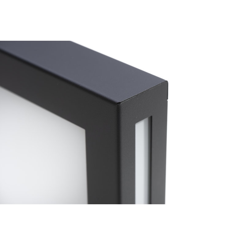 LED Outdoor Armed Sconce, Anthracite