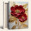 "Red Gold", reproduction d'art sur toile, ensemble de 1