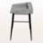 Blakes Gray Finish Hutch with Storage Computer Desk with Metal Leg, 33.8" H X 46.95" W X 23.55" D