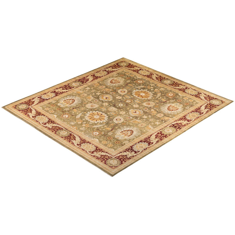 Classic One-of-a-Kind 12' 2" X 13' 7" Hand Knotted Area Rug