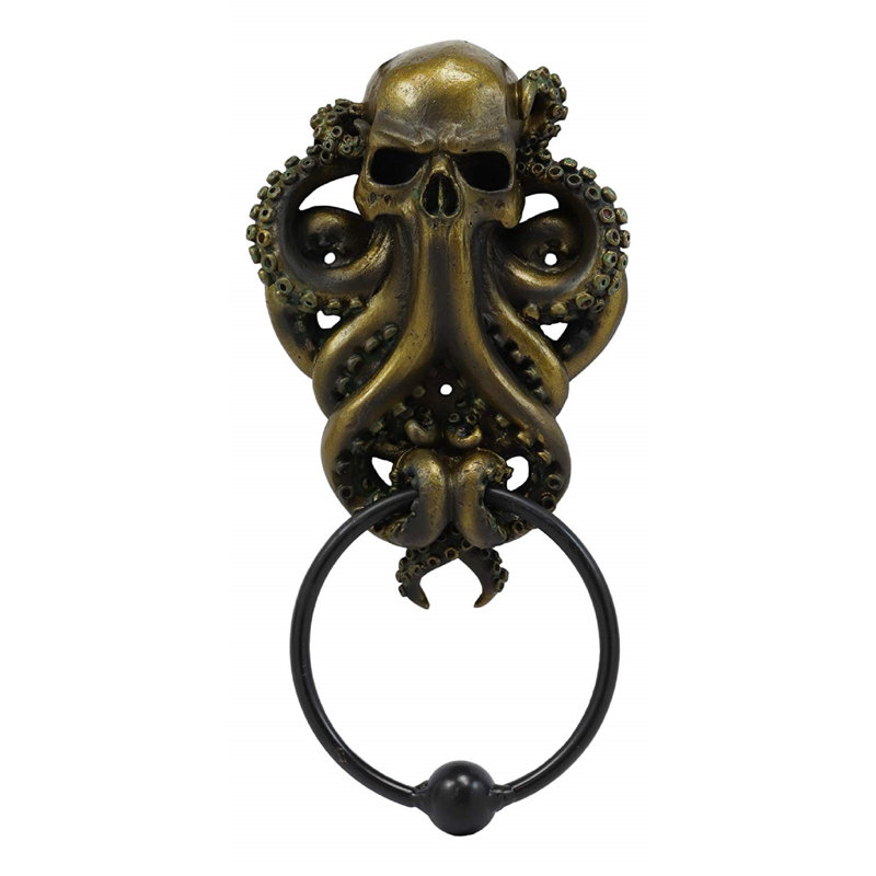 Bermuda Triangle Ocean Monster Octopus Door Knocker