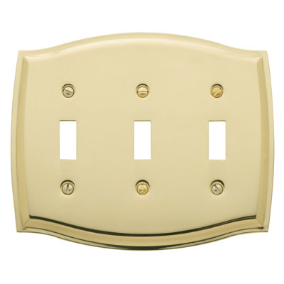 Colonial 3-Gang Toggle Light Switch Wall Plate