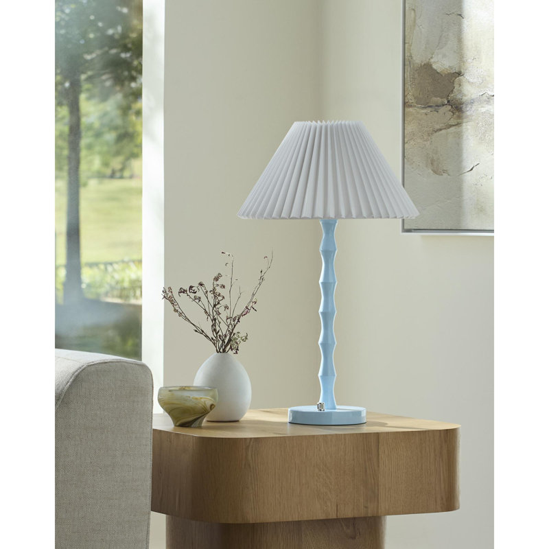 Lampe de table Felger, Turquoise