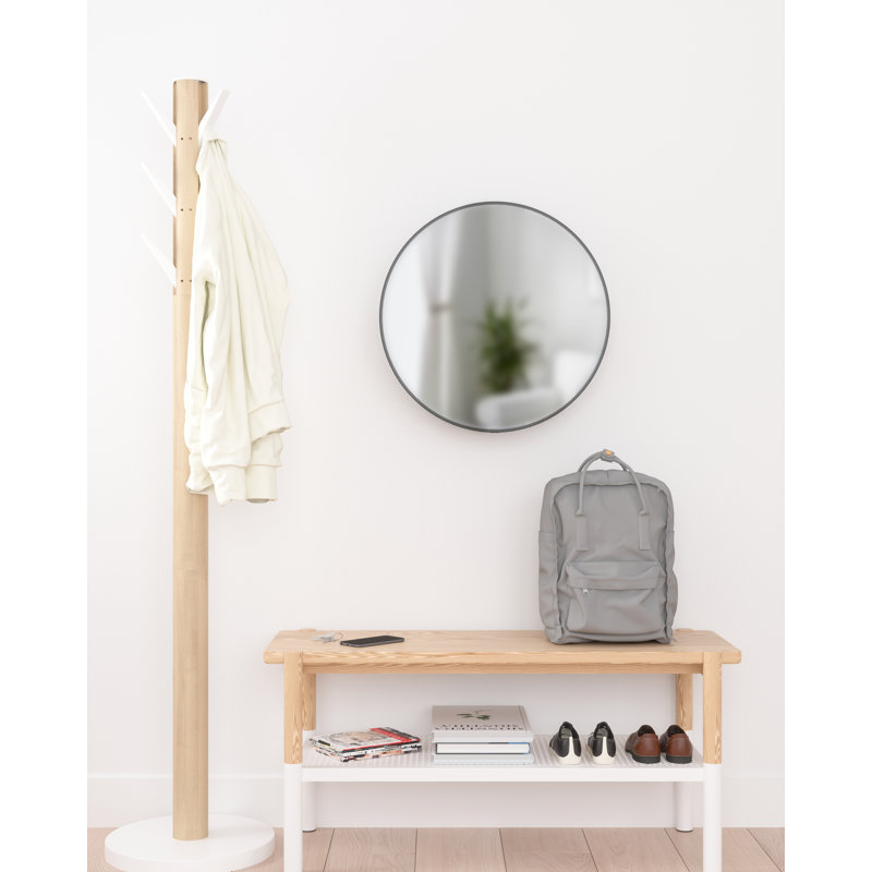 Cirko Metal Flat Mirror with Shelves