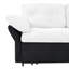 Canapé-lit convertible convertible grand lit, canapé-lit convertible 3-en-1 avec coussins épais et rangement latéral, canapé-lit multifonctionnel en chenille pour le salon, la chambre à coucher, l’appartement, le bureau-2086801281