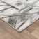 Monaco Series Abrstract Black/Gray/Ivory/Beige Area Rug