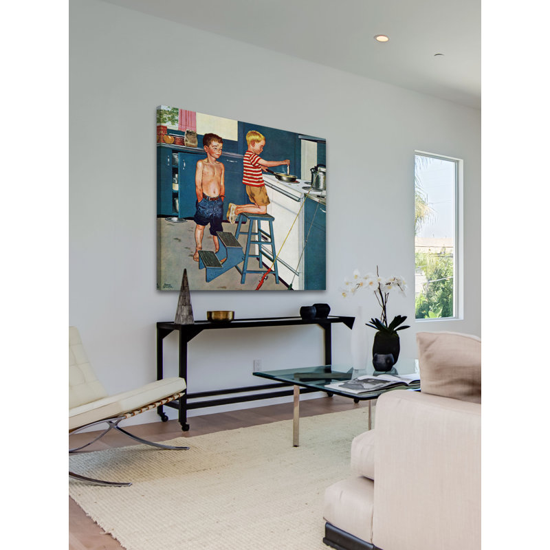 « small rfy » par amos sewell, reproduction d’art sur toile tendue, 40 po x 40 po