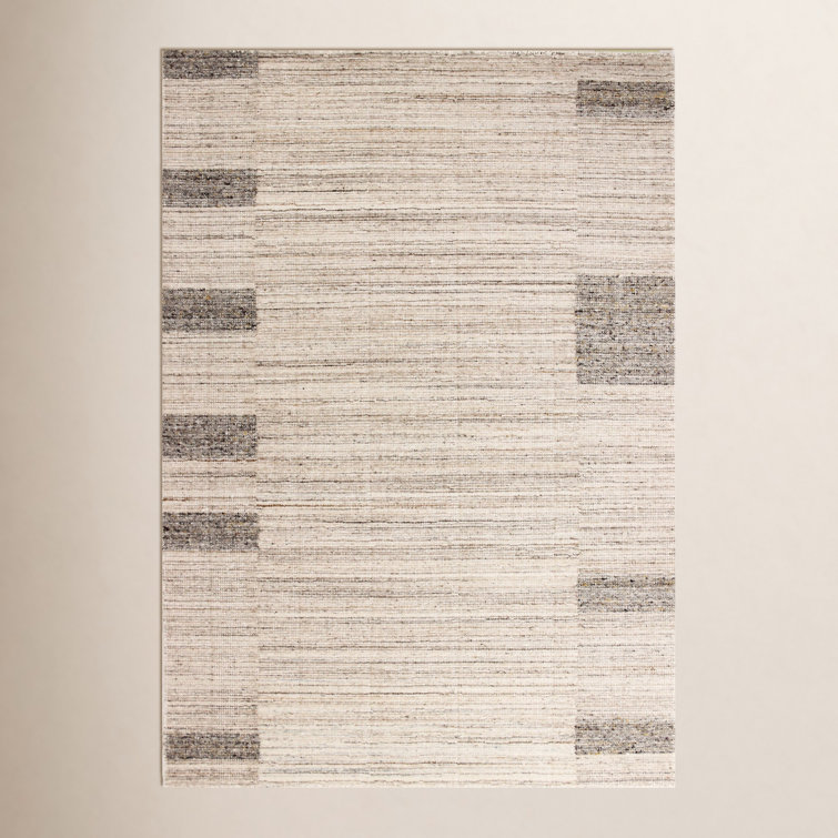 Raisa Handmade Wool Beige/Brown Rug