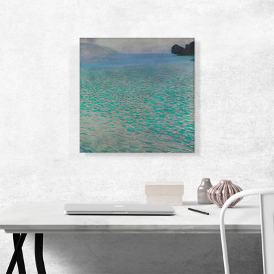 «Attersee 1900» par Gustav Klimt, reproduction d'art sur toile tendue