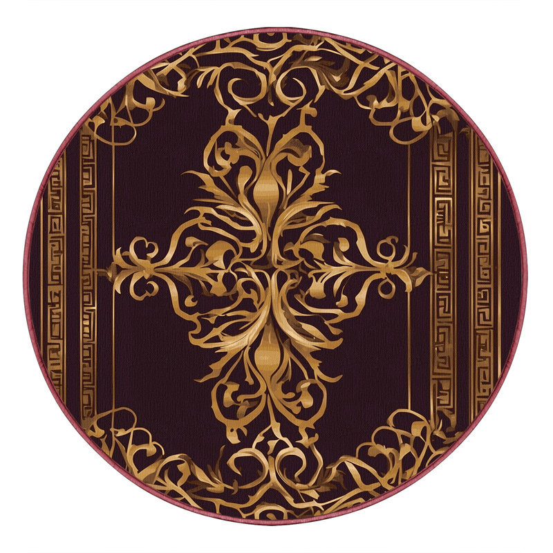 Mystic Garland Rug, Round 4'