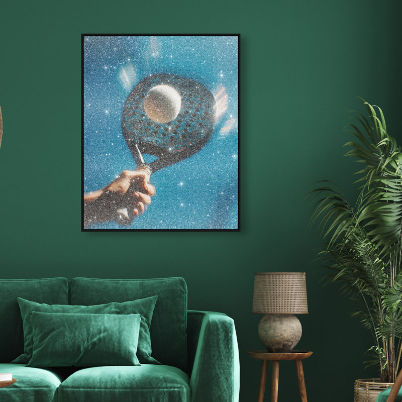 Instant Momentum Print by Oliver Gal, 25"H x 21"W, Black Floater Frame