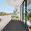 Carreaux de terrasse en plastique emboîtables-124467586