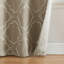 Lely Lattice Embroidered Polyester Blackout Curtain Pair-1271956767
