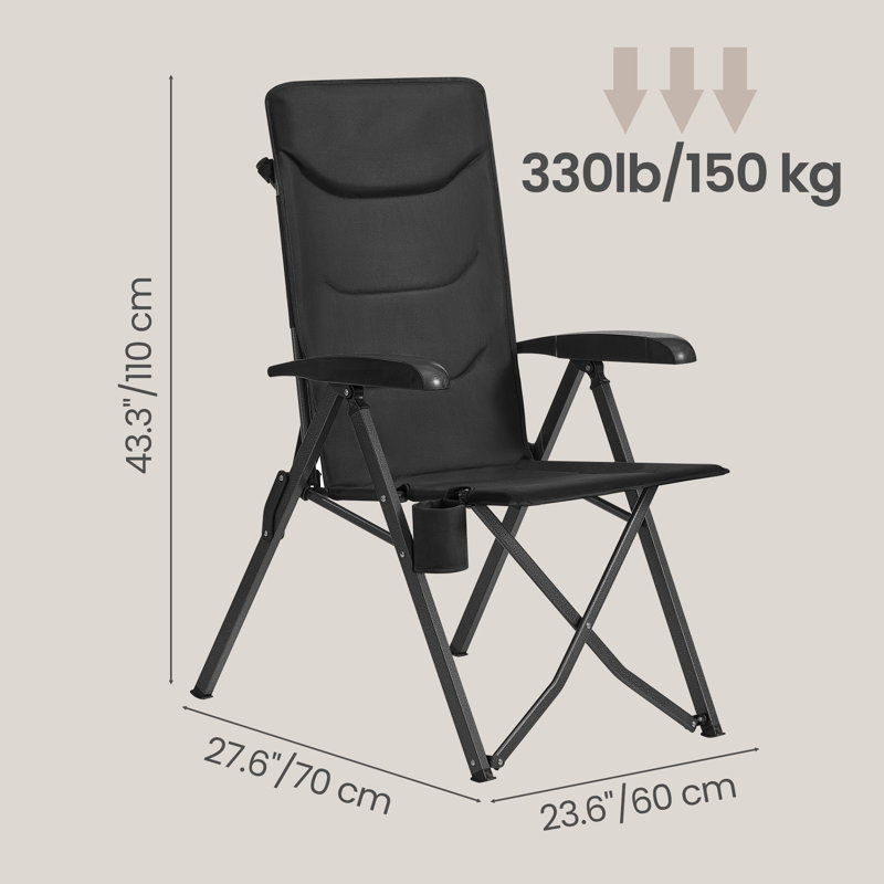 70cm Long Single Chaise, Black