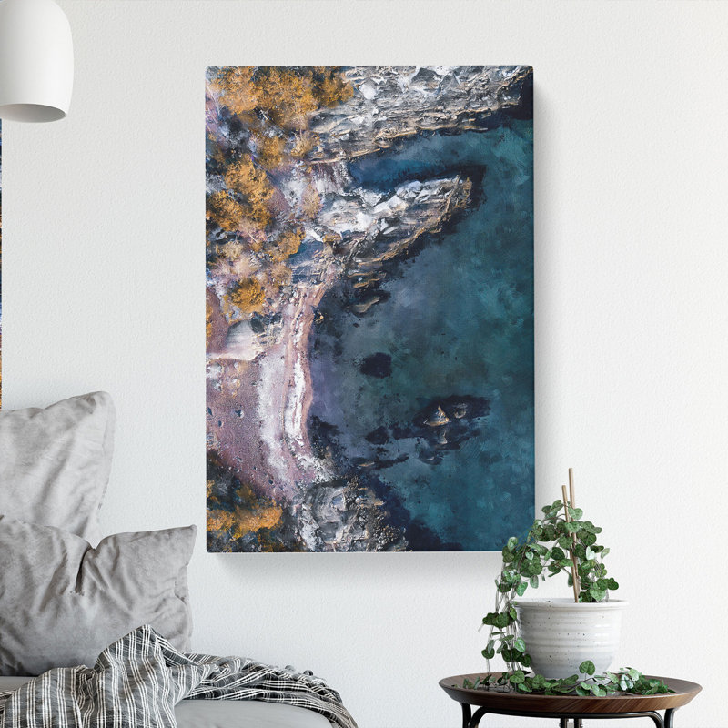Coastline Of Sweden - Wrapped Canvas Print, 50cm H x 35cm W x 3cm D