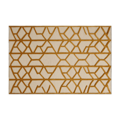 Tapis intérieur et extérieur beige Trellis