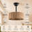 Beauchamp 18.9" W Rattan Caged Ceiling Fan-1579538282