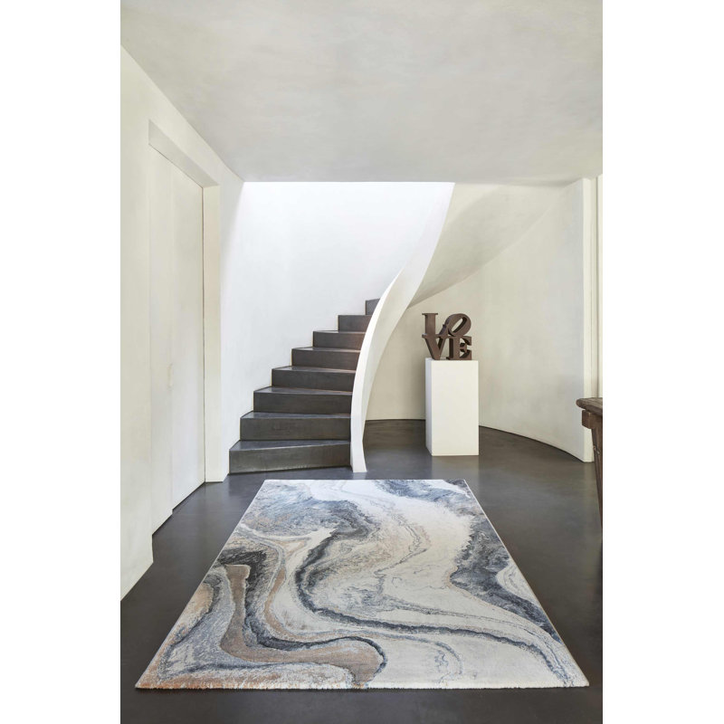 Aceyon Abstract Area Rug, Rectangle 80 x 150cm