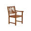 Adish 4 - Person Wood Patio Dining Set with Rectangular Table