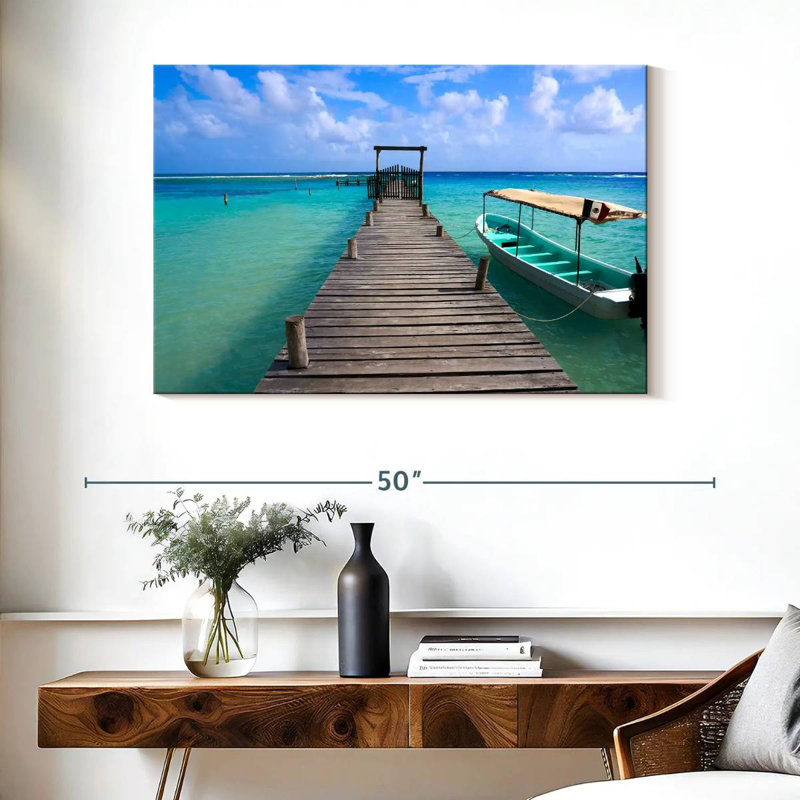 Aletra Mahahual Beach, 26" H x 39" W